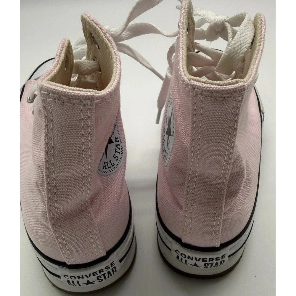 CONVERSE Kids Chuck‎ Taylor All Star Lift Platform Hi Top Size 2 Pink Shoes